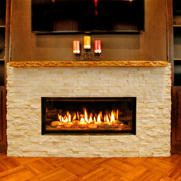 Modern Fireplace in a Brooklyn Brownstone
