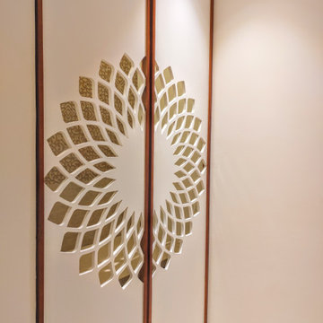 Modern Framed Jaali Door - By STUDIO AVA Architects