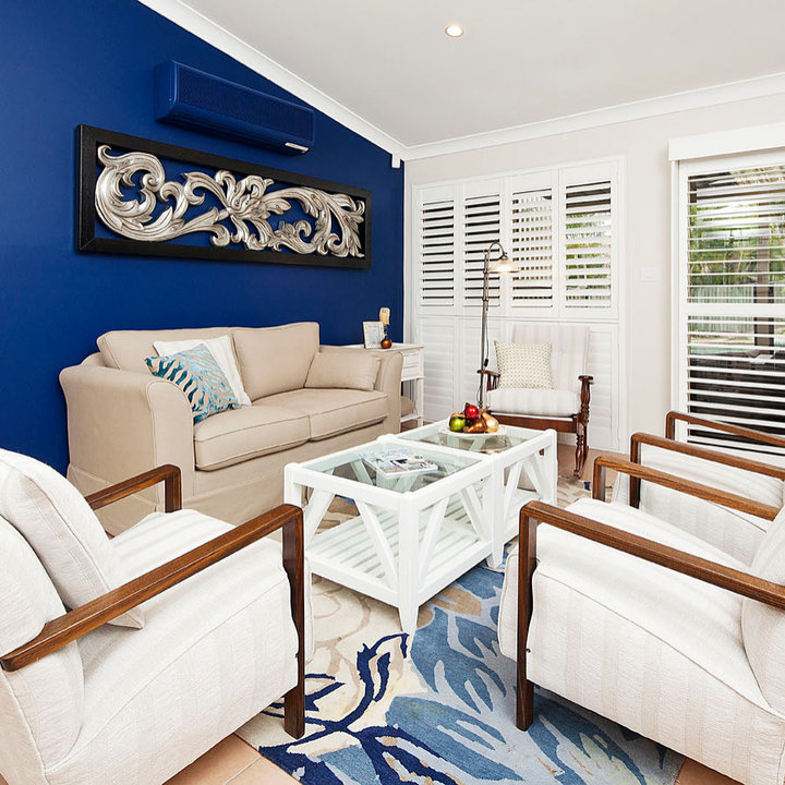 75 Beautiful Dark Blue Shutter Home Design Ideas & Designs Houzz AU