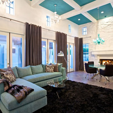 Modern Great Room - Rancho Mirage