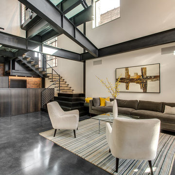Modern Industrial-Style Lincoln Park Home