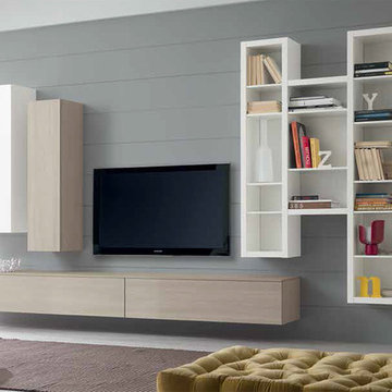 Modern Italian Wall Unit Exential Y46 by Spar - $5,375.00