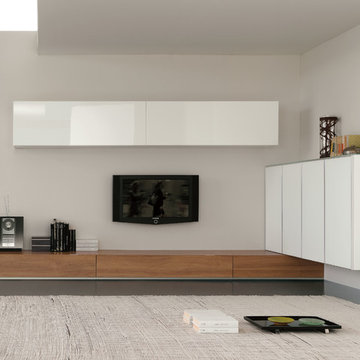 Modern Italian Wall Unit Velvet 916 by Artigian Mobili - $4,799.00