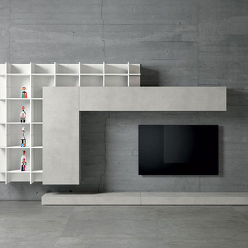 Modern Italian wardrobs, walk-in closets, libraries & wall units.
