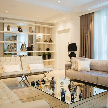 Modern Living Room in Carmel Valley