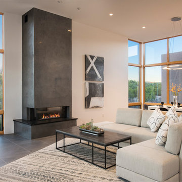 Modern Living Room Interiors by Jennifer Ashton, Allied ASID