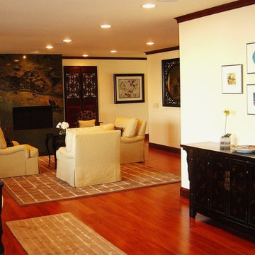 Modern living room with Asian Accents - another view