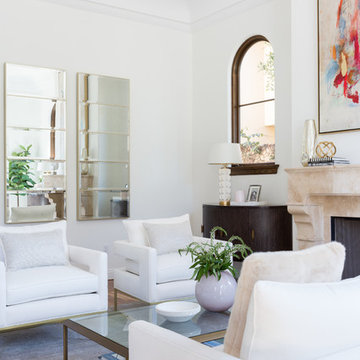 Modern Mediterranean Living Room- Santa Monica, California