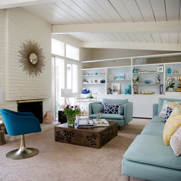 Modern Mid Century Living Room @ Palo Alto