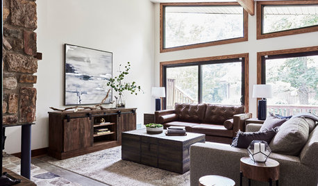 Houzz Tour: Rustic-Modern Style in the Blue Ridge Mountains