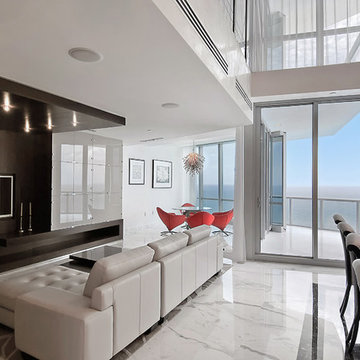 Modern Penthouse in Miami at Jade Ocean Designed by Pfuner Design