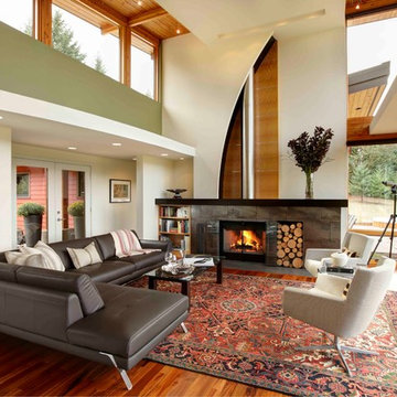 Modern Portland New Construction - Living Room