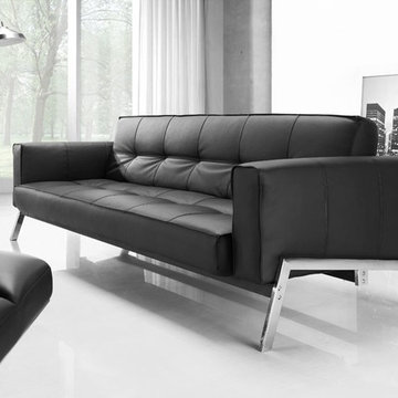 Modern Romano Sofa Bed | Black