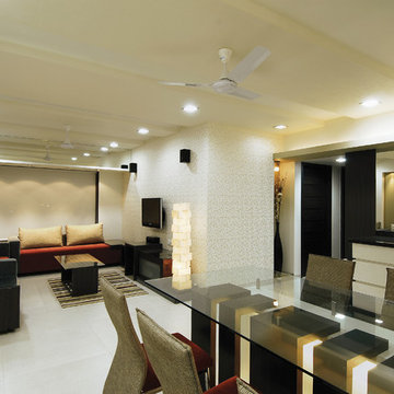 modern setting for a residence at mumbai
