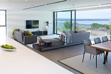 Inspiration for a modern living room in Dorset.