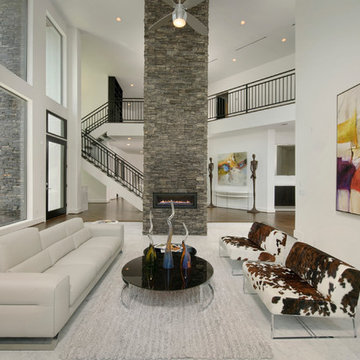 Modern Stone Accent Wall