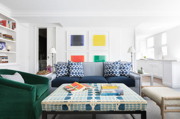 Transitional Living Room by Kelsey Ann Rose