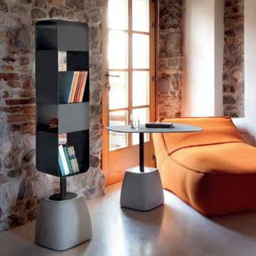Modern Urban-b Swivel Bookshelf | Anthracite
