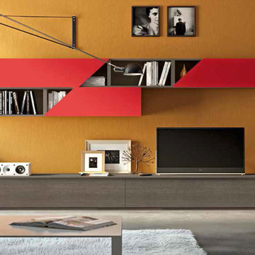 Modern Wall Unit 3D L by Artigian Mobili Italy - $3,085.00