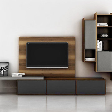 Modern Wall Unit Lyrics 17 by Up Huppe - $7,037.00