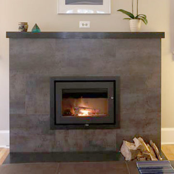 Modern Wood Fireplace Morso Portland, OR