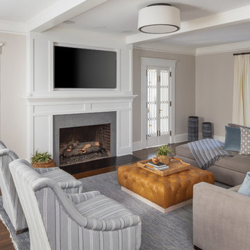 Modernized Center Hall Colonial