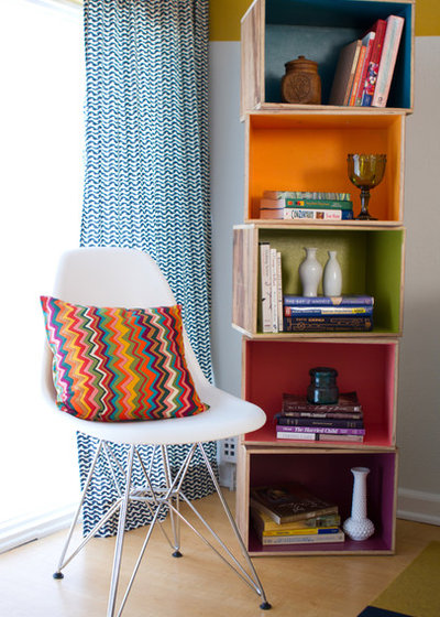 Eclectic Living Room by Erika Bierman Photography