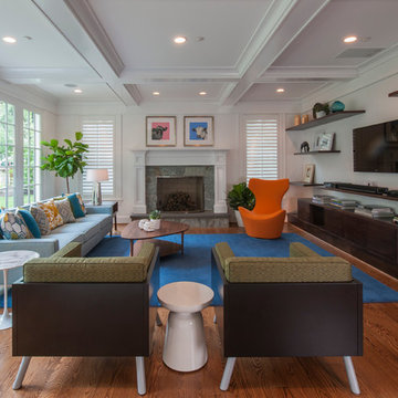 Mondrian Inspired Custom Cabinets