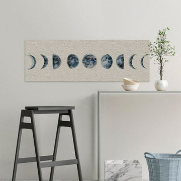 "Moon Shapes" Painting Print on Wrapped Canvas