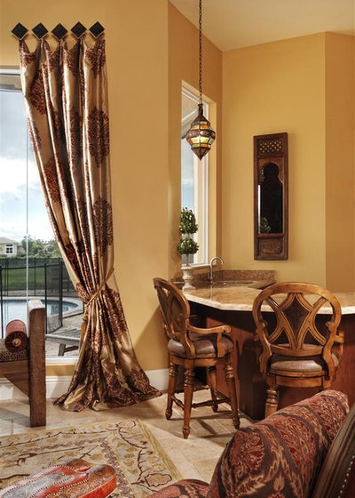 Mediterranean Living Room by Interiors by Myriam, LLC