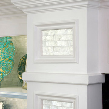 Mother of Pearl Fireplace Surround Detail