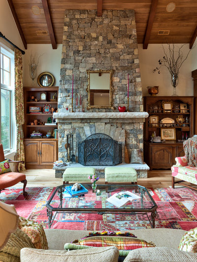 Traditional Living Room by Dianne Davant and Associates