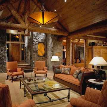 Mountain Lodge: Living Room