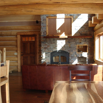 Mountain Log Cabin Home