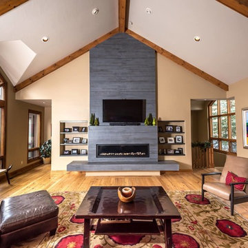 Mountain Modern Fireplace