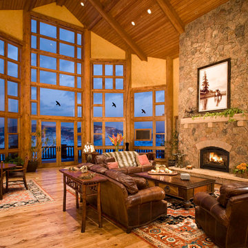 Mountain Rustic with Log Accents