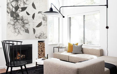 Houzz Tour: High Contrast Shakes Up a Townhouse