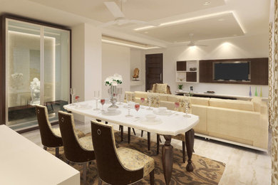 Design ideas for a living room in Mumbai.