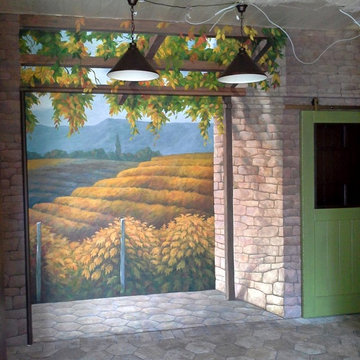 Murals View of the vineyards