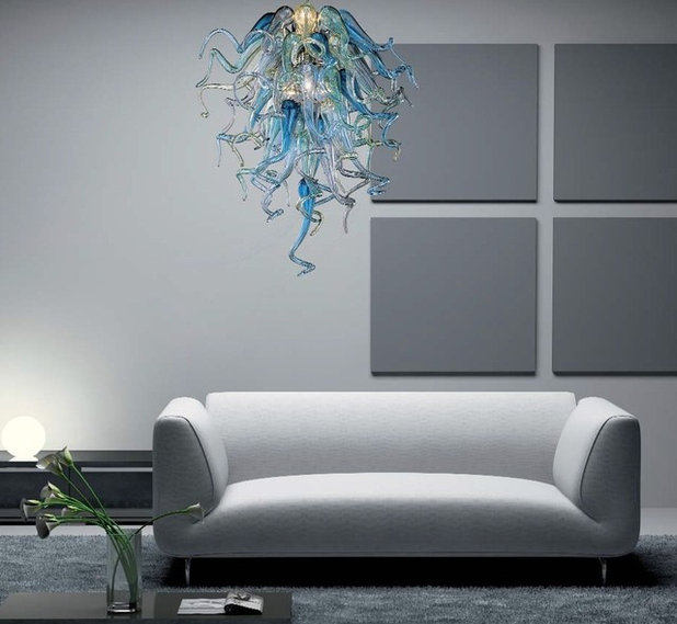Modern Living Room by Murano Art Glass Australia