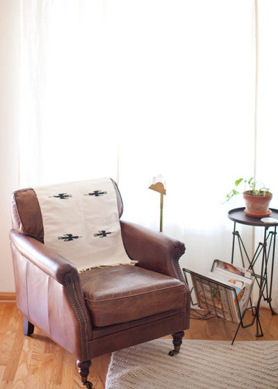 Eclectic Living Room by Annie McElwain Photography