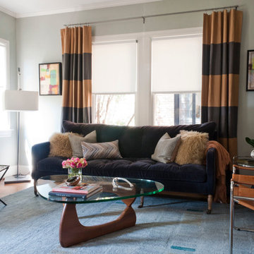 My Houzz: 1930s Outside, Midcentury Modern Inside