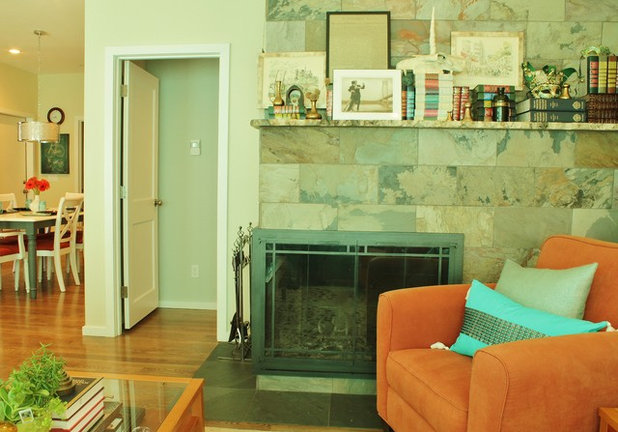 Craftsman Living Room by Kimberley Bryan