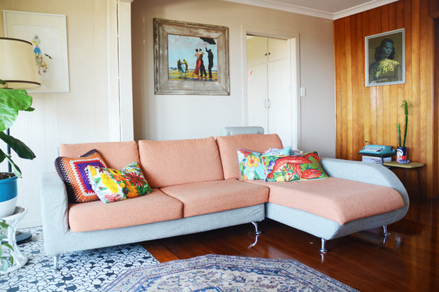 Eclectic Living Room by Tamara Armstrong