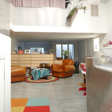 My Houzz: A Family Makes a Converted Auto Body Shop Their Own