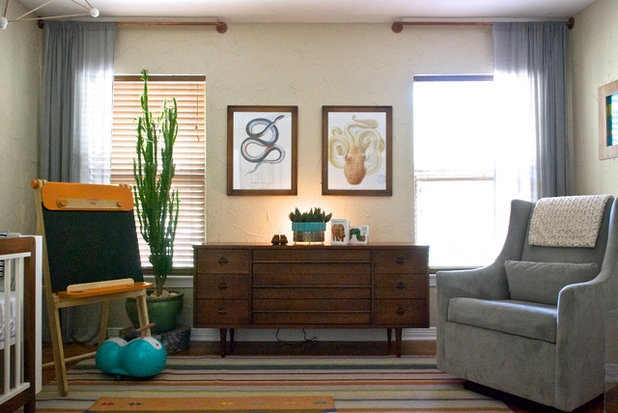 Eclectic Living Room by Hilary Walker