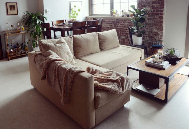 Industrial Living Room by Design Fixation [Faith Provencher]