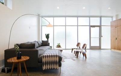 My Houzz: Clutter-Free Minimalism for a Converted Brick Storefront