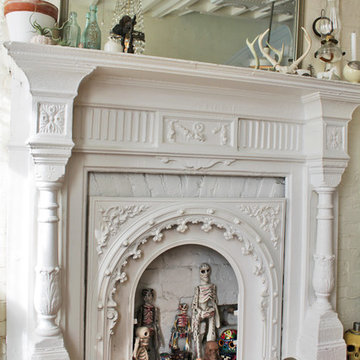 My Houzz: Antiques and curio items add interest to a Brooklyn brownstone