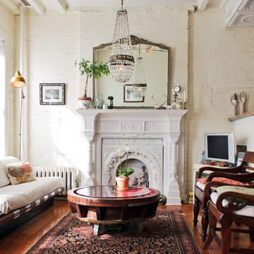 My Houzz: Antiques and curio items add interest to a Brooklyn brownstone